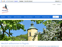 Tablet Screenshot of pegnitz.de